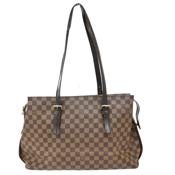 LOUIS VUITTON Chelsea Shoulder Tote Bag Damier Leather Brown N51119 16KB048 - Picture 2 of 16